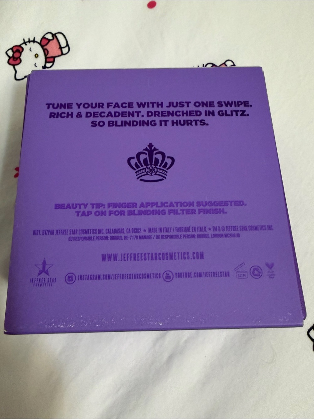 Jeffree Star Extreme Frost Highlighter - Lavender Purple Compact - Picture 7 of 7